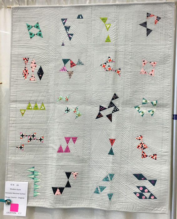 Triple Play by Christine Jiun Yi, quilter and maker. An original design.