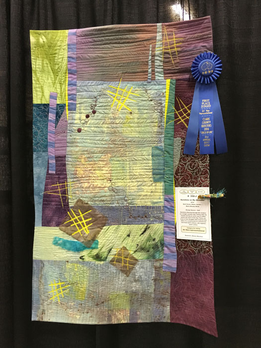Sunshine on My Shoulder by Marie Murphy Wolfe, First Place Art Non-Representational